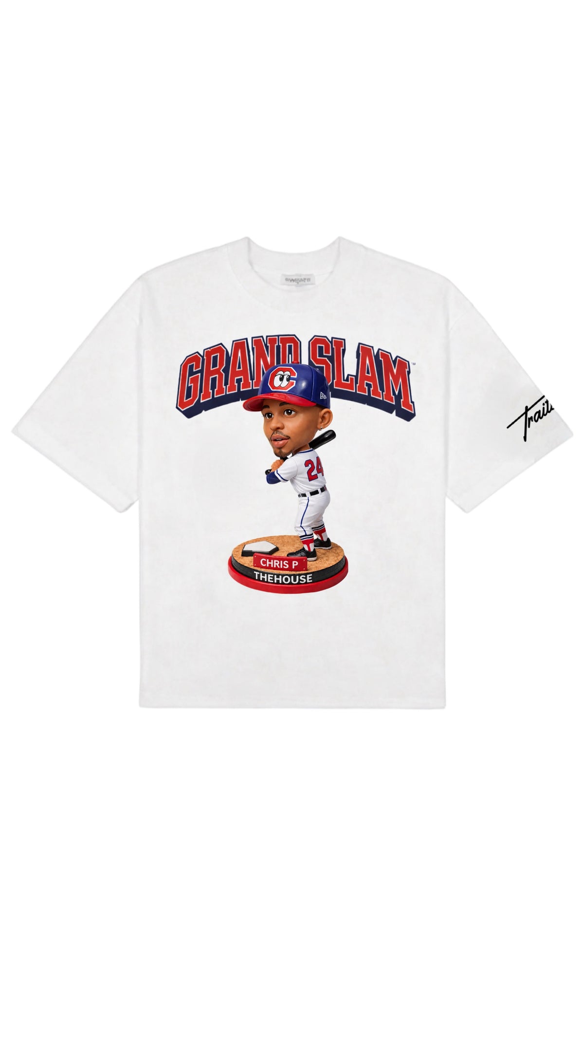TheHouse x Traits Grand Slam Bobble Head tee